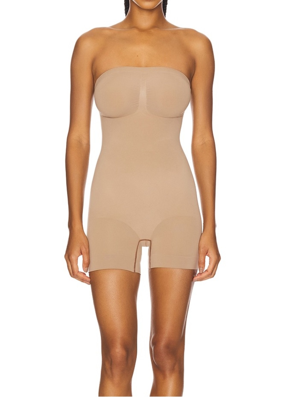 Skims Seamless Sculpt Strapless Shortie Bodysuit
